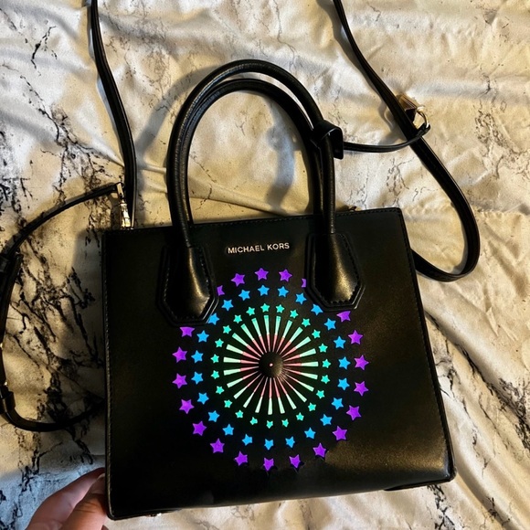 Michael Kors Mercer Medium Modern Disco leather crossbody - Picture 2 of 5